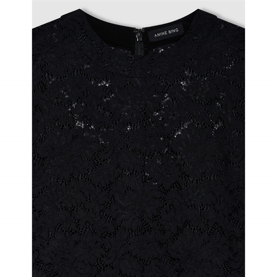 Anine Bing Leonor Kjole, Black Lace